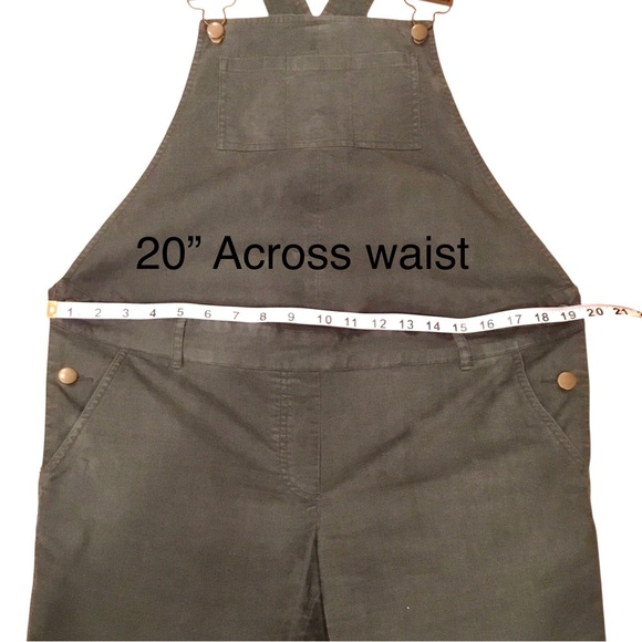 Hatch Maternity Women’s THE CORD OVERALL Size 0 Olive Green - Picture 10 of 16